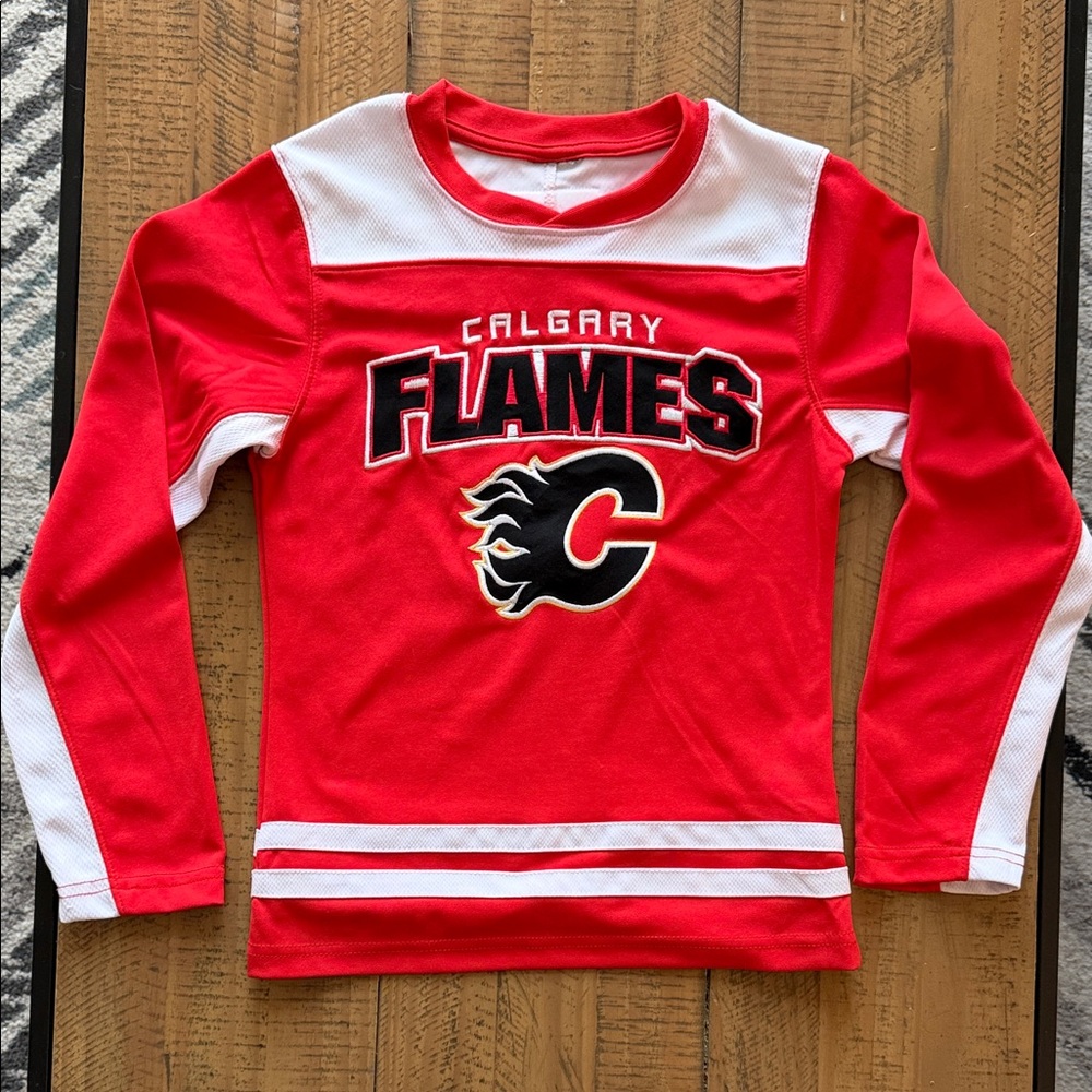 Calgary Flames Youth Hockey Jersey